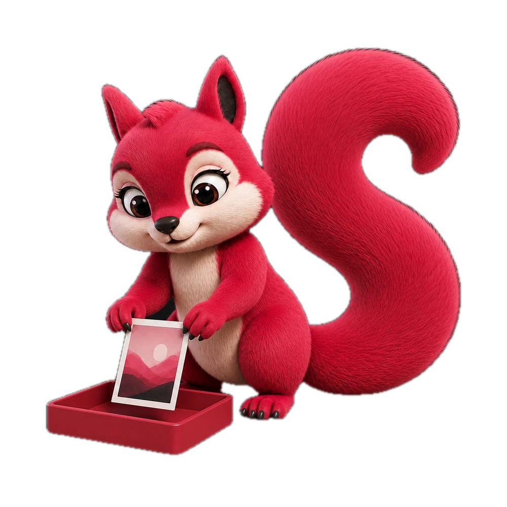 Selfo placing a photo in the pending tray