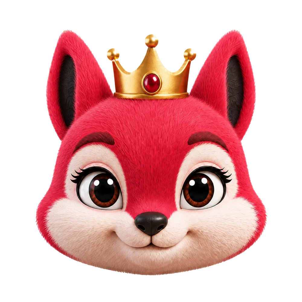 The crowned Selfo Pro squirrel portrait